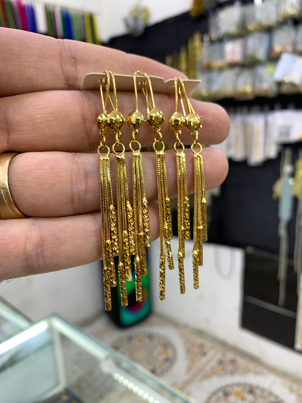 گوشواره سیتی گلد سه بعدی