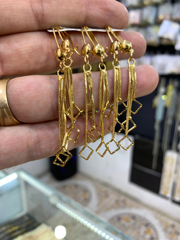 گوشواره سیتی گلد سه بعدی